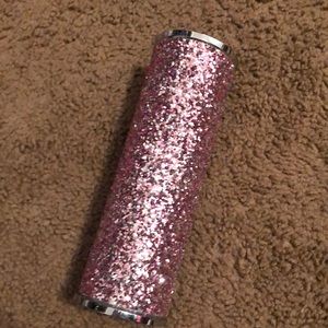 Pink glittery perfume holder